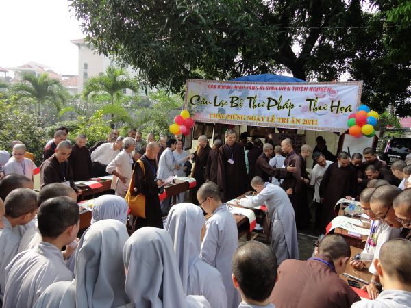 TP.HCM: Học viện Phật giáo tổ chức lễ chào mừng ngày nhà giáo Việt Nam 20/11