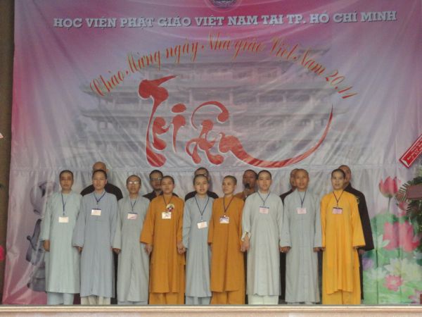 TP.HCM: Học viện Phật giáo tổ chức lễ chào mừng ngày nhà giáo Việt Nam 20/11