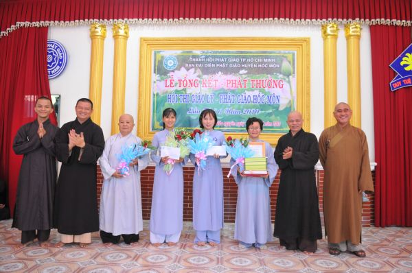 (ĐPNN) TP.HCM: Công bố kết quả và phát thưởng hội thi Giáo lý Phật giáo huyện Hóc Môn
