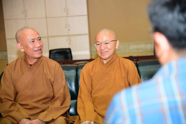 Uỷ ban MTTQVN TP.HCM thăm chúc tết Học viện Phật giáo Việt Nam tại TP.HCM và Viện Nghiên cứu Phật học Việt Nam