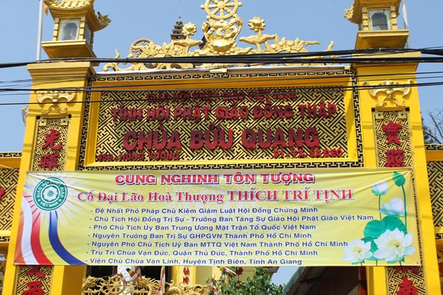 Đồng tháp: Công Tác Chuẩn Bị Cung Nghinh Tôn Tượng HT. Thích Trí Tịnh