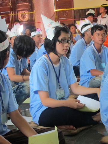 Chùm ảnh khóa tu mùa hè chùa Liên Trì: Sôi nổi cuộc thi “Rung Chuông Chùa”