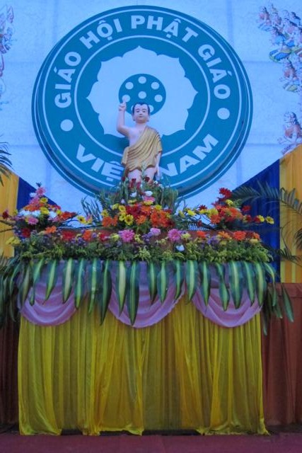 Long An: Đêm văn nghệ mừng Phật đản với chủ đề &quot;ngày vui nhân loại&quot; tại chùa Khánh Ninh