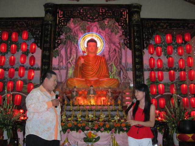 Long An: Đêm văn nghệ mừng Phật đản với chủ đề &quot;ngày vui nhân loại&quot; tại chùa Khánh Ninh