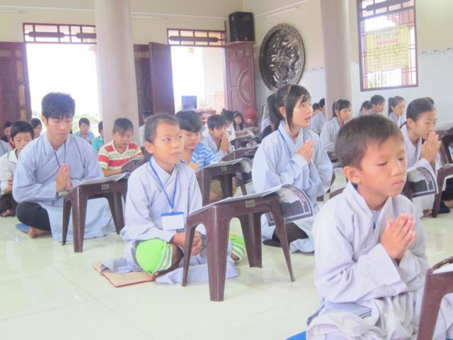 Long An: Chùm ảnh nốt cảm xúc thăng trầm khó tả của khóa tu mùa hè tại chùa Khánh Ninh ngày thứ 2