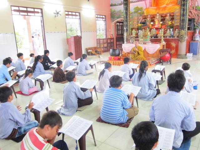 Long An: Chùm ảnh nốt cảm xúc thăng trầm khó tả của khóa tu mùa hè tại chùa Khánh Ninh ngày thứ 2