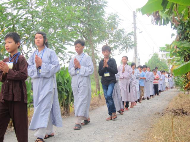 Long An: Chùm ảnh nốt cảm xúc thăng trầm khó tả của khóa tu mùa hè tại chùa Khánh Ninh ngày thứ 2