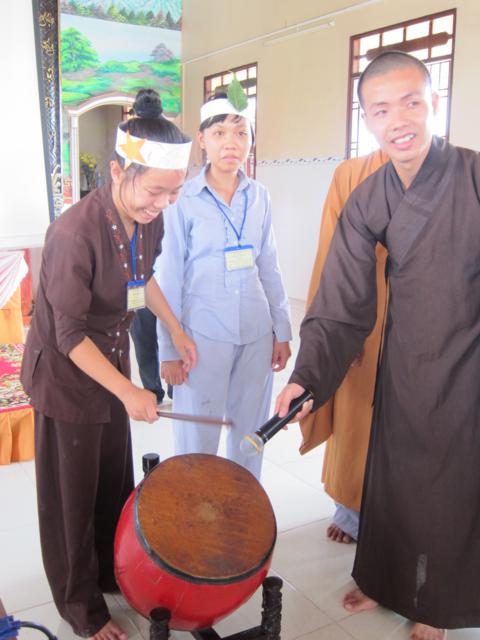 Long An: Chùm ảnh nốt cảm xúc thăng trầm khó tả của khóa tu mùa hè tại chùa Khánh Ninh ngày thứ 2