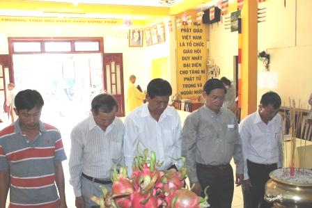 Đồng Tháp: Long Trọng Tổ Chức Lễ Truy Điệu Cố Hòa Thượng Thích Từ Nhơn