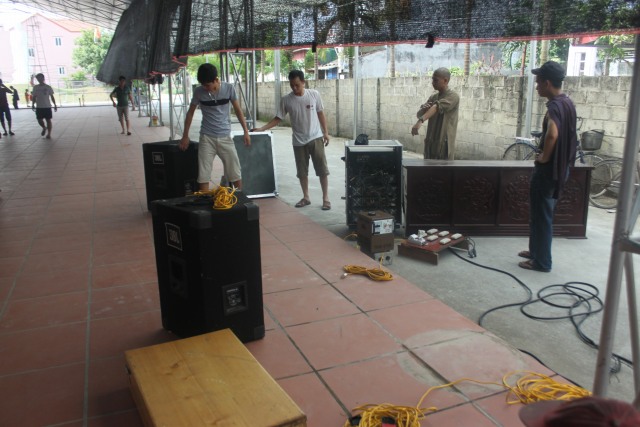 Thái Bình: Công tác chuẩn bị khóa tu mùa hè lần thứ tư năm 2014.