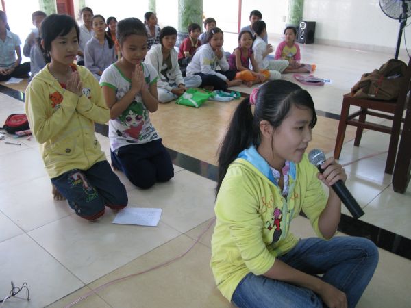 Hóc Môn: Chùa Pháp Bửu mỡ lớp giáo lý dành cho các em thanh thiếu niên