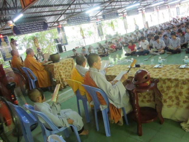 Chùa Linh Sơn Pháp Ấn tổ chức khóa tu mùa hè lần thứ V