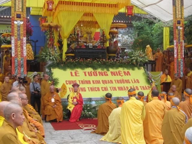 Lễ Tưởng niệm và cung tống Kim quang cố Đại lão HT. Thích Chí Tín