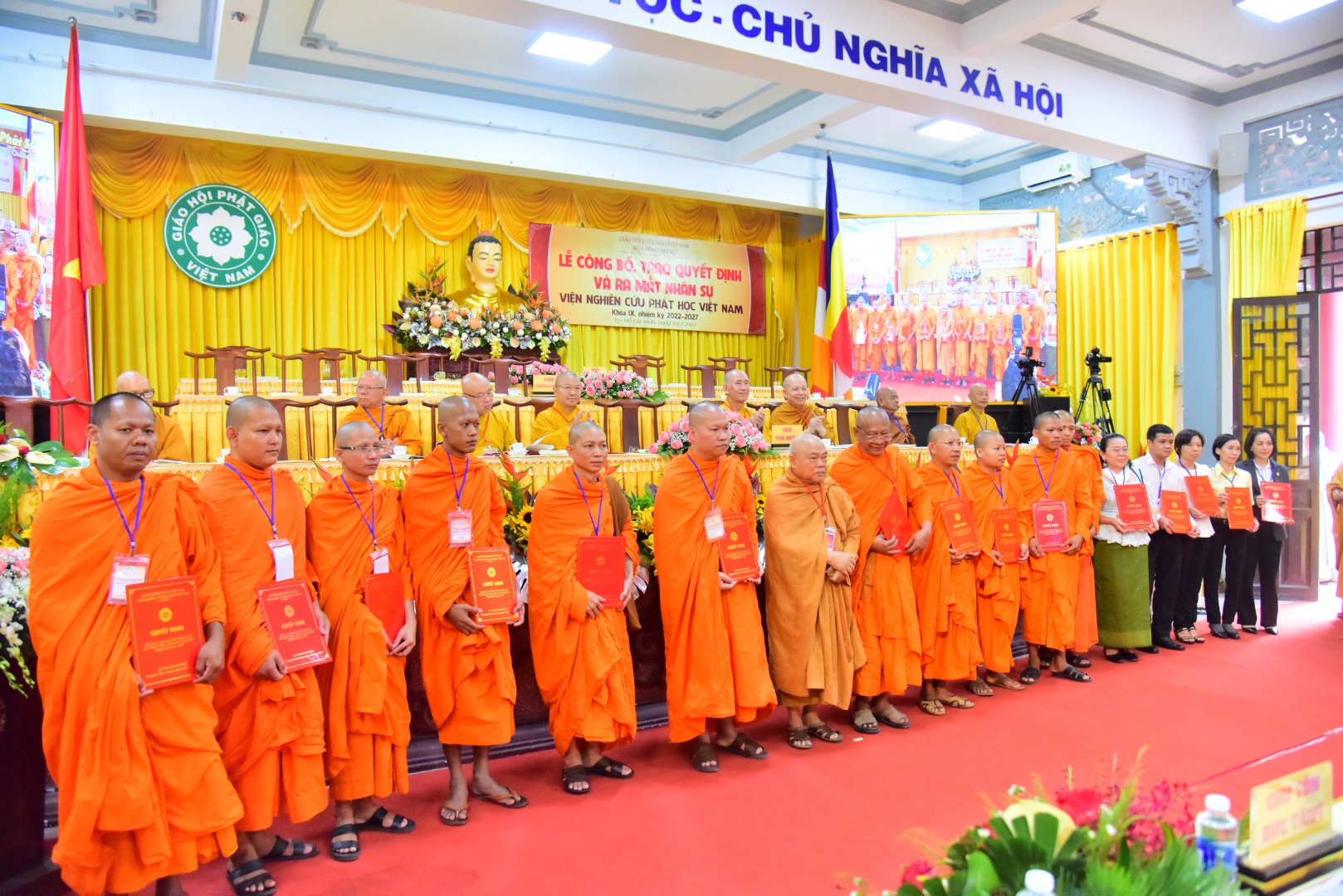 Viện Nghiên cứu Phật học Việt Nam công bố nhân sự nhiệm kỳ 2022 - 2027