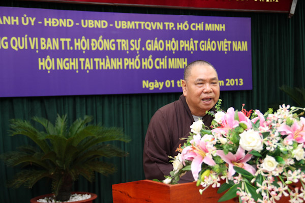 TP.HCM: UBND Thành Phố có buổi tiếp đón phái đoàn Ban TT HĐTS GHPGVN