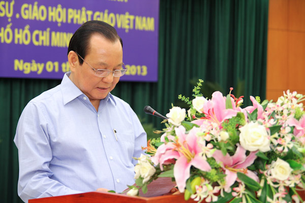 TP.HCM: UBND Thành Phố có buổi tiếp đón phái đoàn Ban TT HĐTS GHPGVN