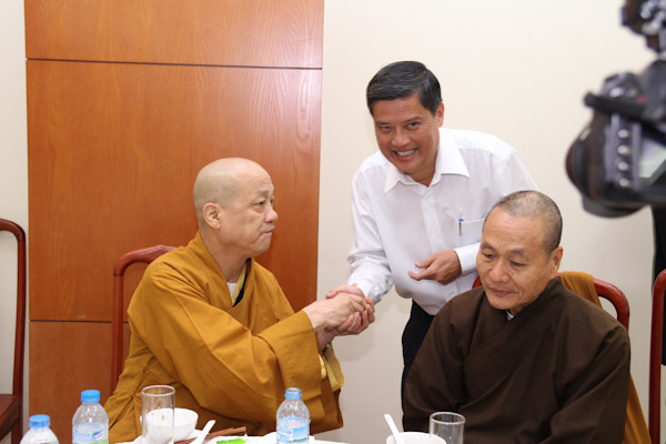 TP.HCM: UBND Thành Phố có buổi tiếp đón phái đoàn Ban TT HĐTS GHPGVN