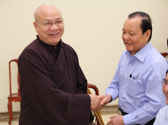 TP.HCM: UBND Thành Phố có buổi tiếp đón phái đoàn Ban TT HĐTS GHPGVN