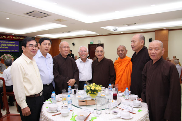 TP.HCM: UBND Thành Phố có buổi tiếp đón phái đoàn Ban TT HĐTS GHPGVN