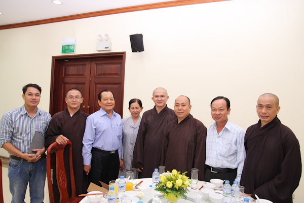 TP.HCM: UBND Thành Phố có buổi tiếp đón phái đoàn Ban TT HĐTS GHPGVN