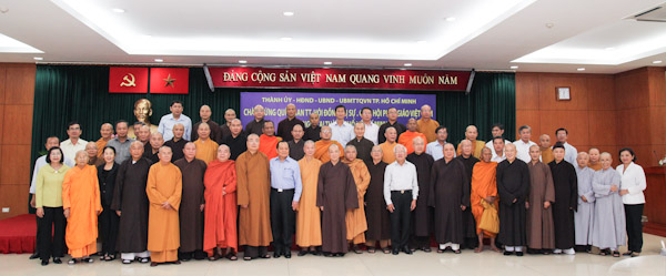 TP.HCM: UBND Thành Phố có buổi tiếp đón phái đoàn Ban TT HĐTS GHPGVN