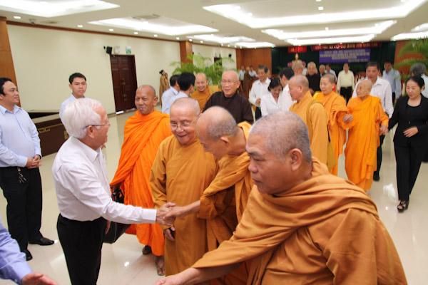 TP.HCM: UBND Thành Phố có buổi tiếp đón phái đoàn Ban TT HĐTS GHPGVN