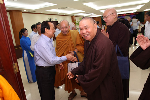 TP.HCM: UBND Thành Phố có buổi tiếp đón phái đoàn Ban TT HĐTS GHPGVN