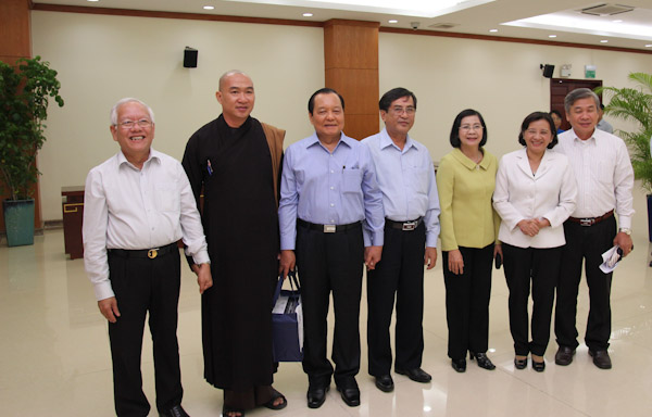 TP.HCM: UBND Thành Phố có buổi tiếp đón phái đoàn Ban TT HĐTS GHPGVN