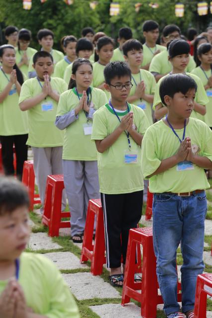 Đồng Tháp: Chùa Quê Hương khai mạc khóa tu mùa hè cho thanh thiếu niên Phật tử