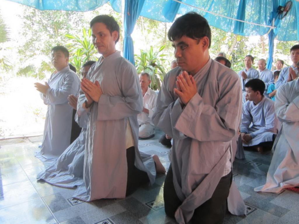 Chùa Minh Châu tổ chức khóa tu niệm Phật dành cho người khiếm thị