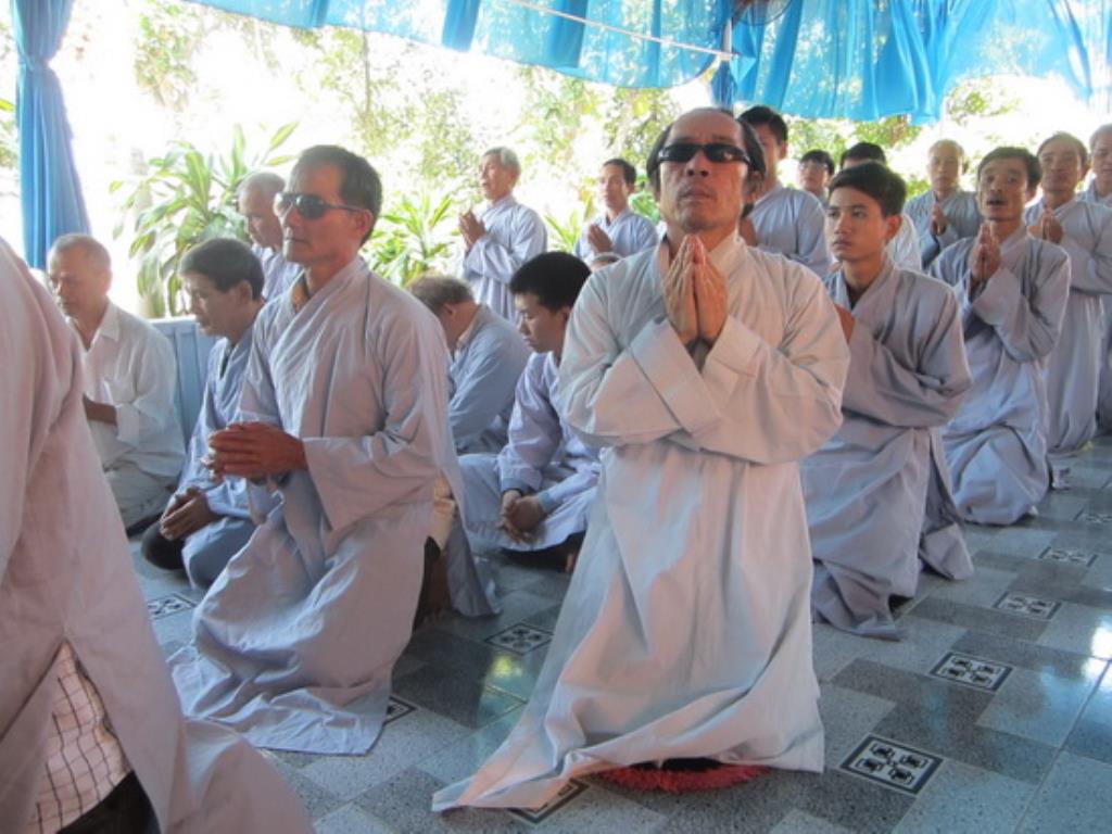 Chùa Minh Châu tổ chức khóa tu niệm Phật dành cho người khiếm thị