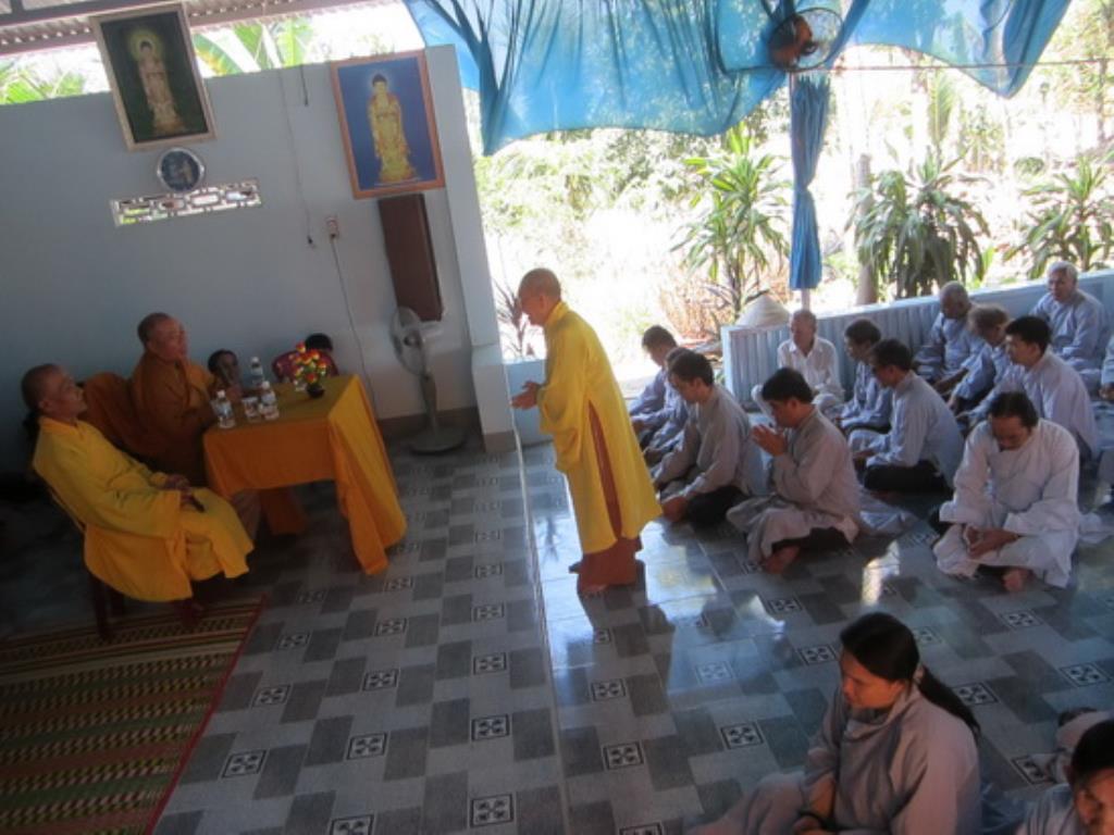 Chùa Minh Châu tổ chức khóa tu niệm Phật dành cho người khiếm thị