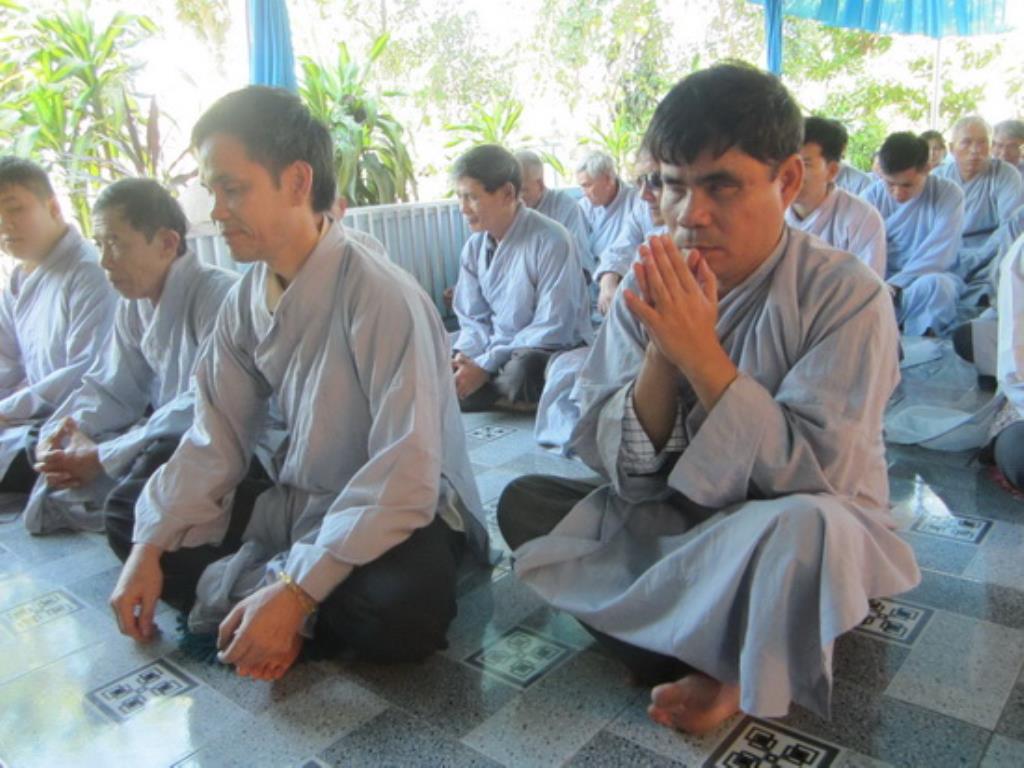 Chùa Minh Châu tổ chức khóa tu niệm Phật dành cho người khiếm thị