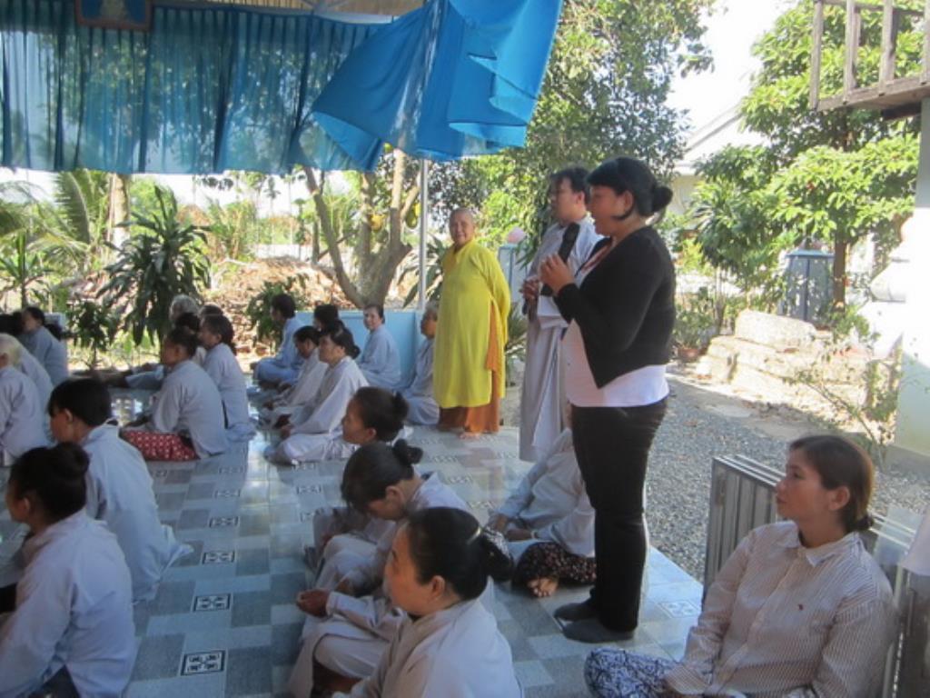 Chùa Minh Châu tổ chức khóa tu niệm Phật dành cho người khiếm thị