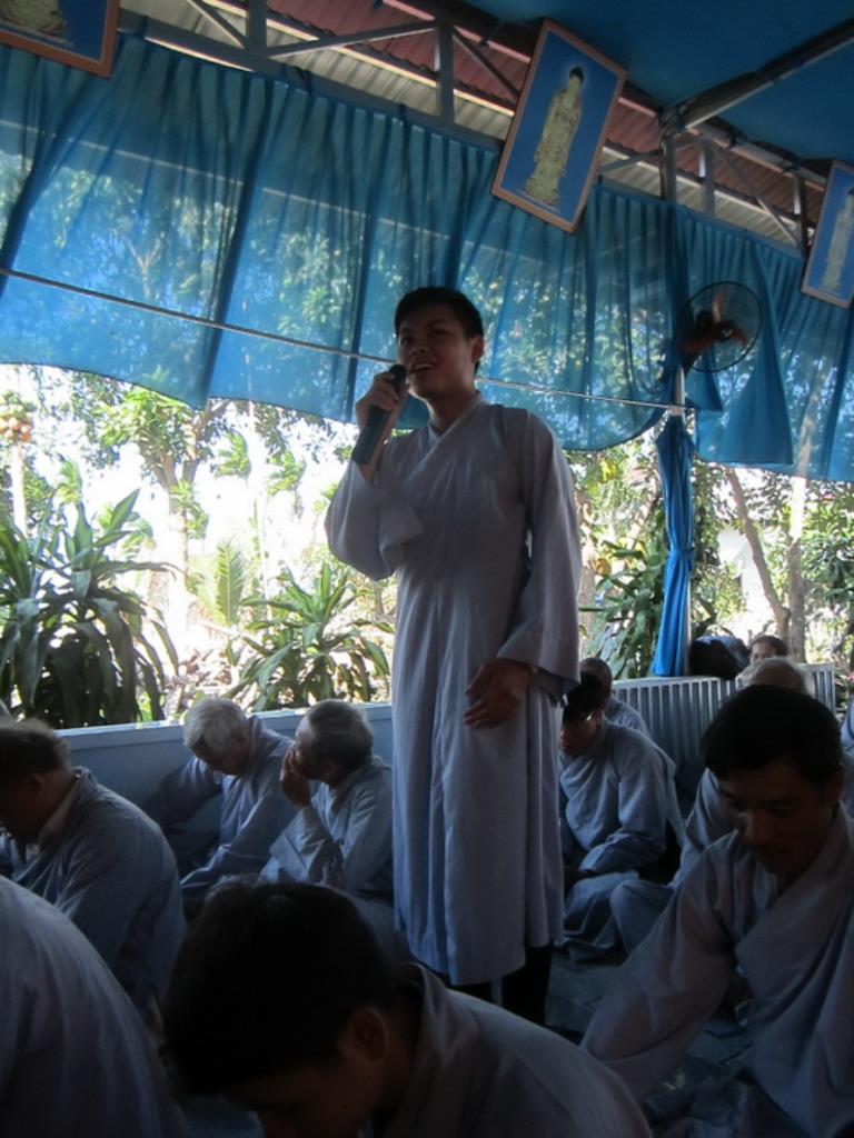 Chùa Minh Châu tổ chức khóa tu niệm Phật dành cho người khiếm thị