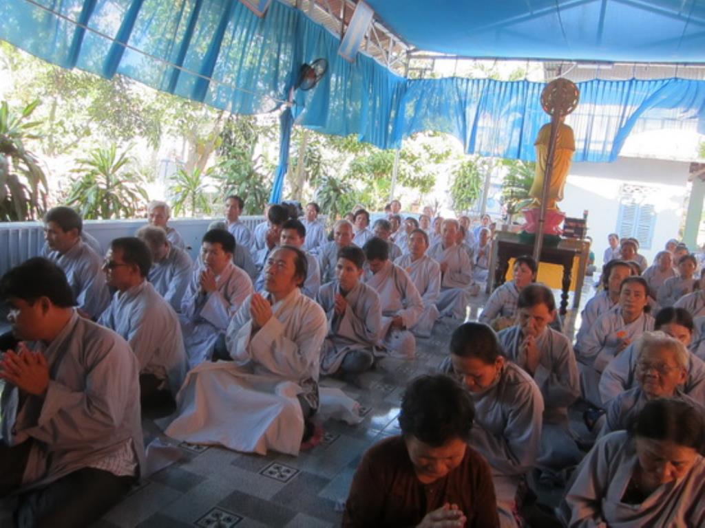 Chùa Minh Châu tổ chức khóa tu niệm Phật dành cho người khiếm thị