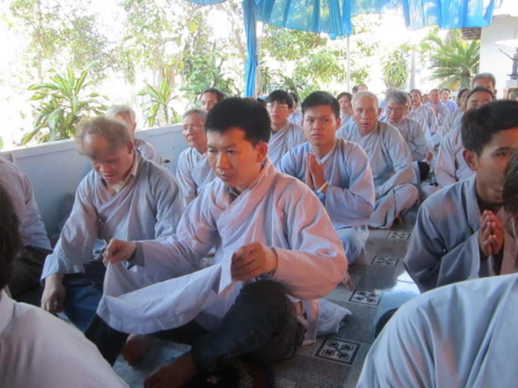 Chùa Minh Châu tổ chức khóa tu niệm Phật dành cho người khiếm thị