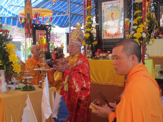 Chùa Phú Đức tổ chức trai đàn cầu siêu bạt độ