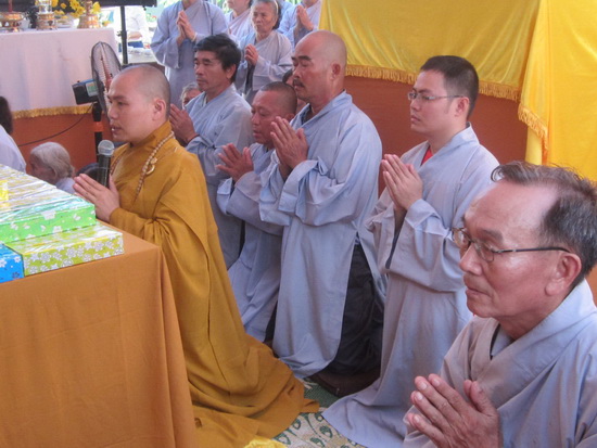 Chùa Phú Đức tổ chức trai đàn cầu siêu bạt độ