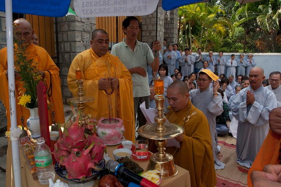 Chùa Phú Đức tổ chức trai đàn cầu siêu bạt độ