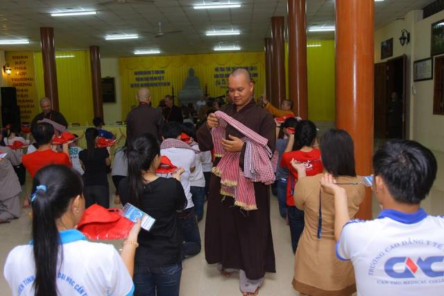 Cần Thơ: Tổ chức lễ ra quân tình nguyện viên Hội trại tuổi trẻ Phật giáo