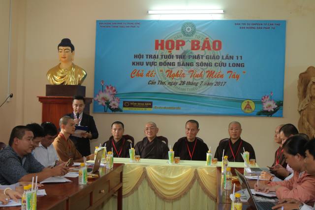 Cần Thơ: Họp báo tổ chức Hội trại tuổi trẻ Phật giáo