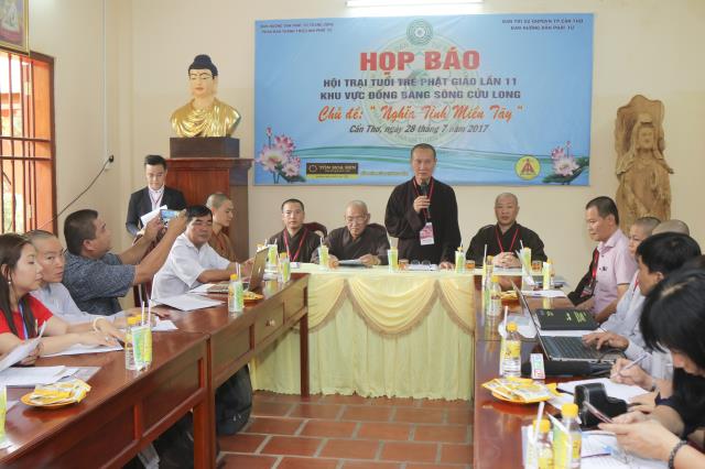 Cần Thơ: Họp báo tổ chức Hội trại tuổi trẻ Phật giáo