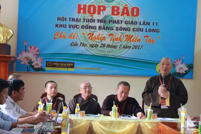 Cần Thơ: Họp báo tổ chức Hội trại tuổi trẻ Phật giáo