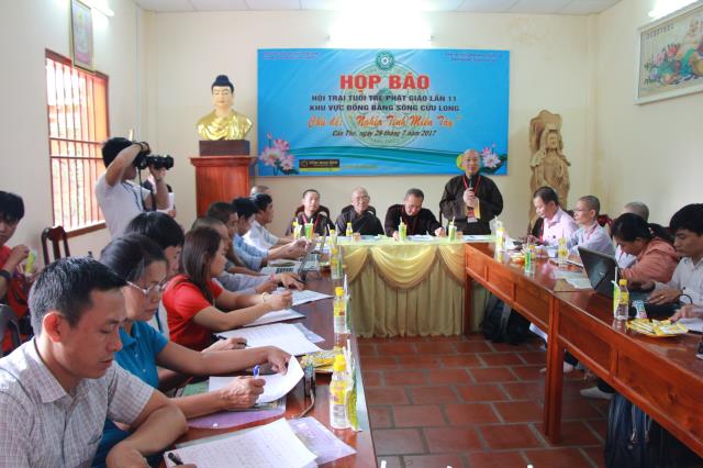 Cần Thơ: Họp báo tổ chức Hội trại tuổi trẻ Phật giáo