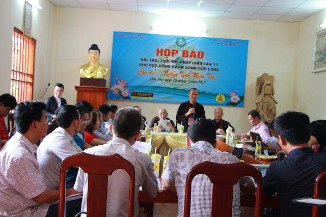 Cần Thơ: Họp báo tổ chức Hội trại tuổi trẻ Phật giáo