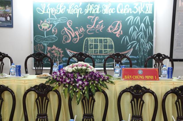TP.HCM: Lớp sơ cấp Phật học Q. 3 tổ chức lễ tri ân những bậc thầy cao cả