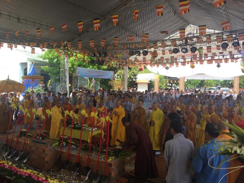 Bình Thuận: Lễ bổ nhiệm trụ trì và đặt đá xây dựng chùa Phước Minh