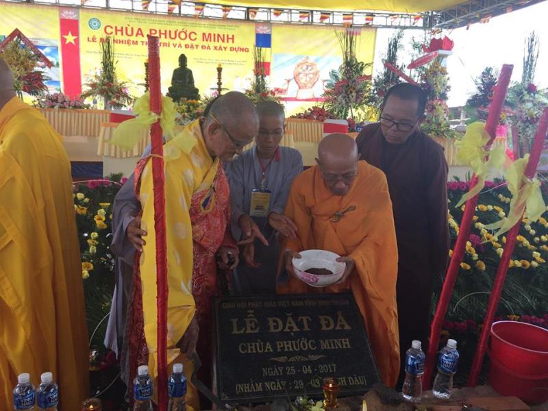 Bình Thuận: Lễ bổ nhiệm trụ trì và đặt đá xây dựng chùa Phước Minh