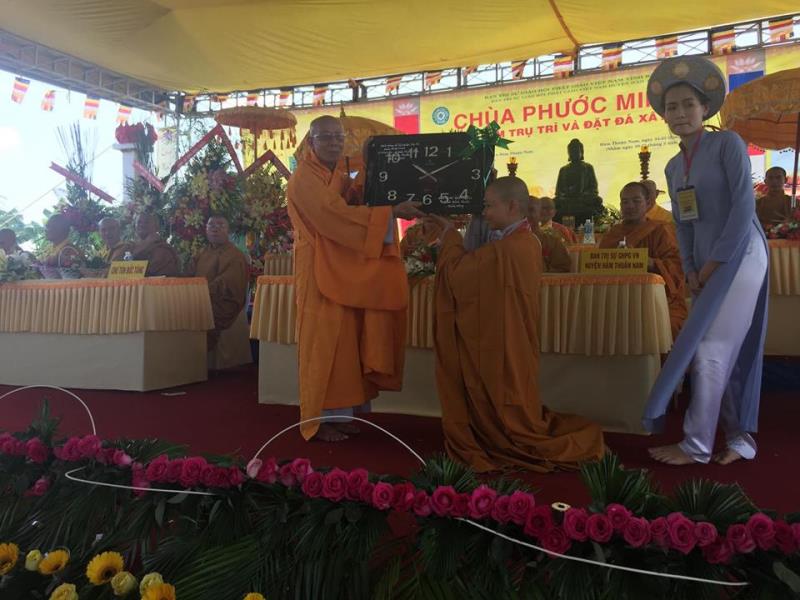 Bình Thuận: Lễ bổ nhiệm trụ trì và đặt đá xây dựng chùa Phước Minh